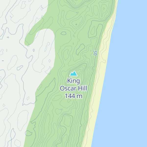 Map of King Oscar Hill