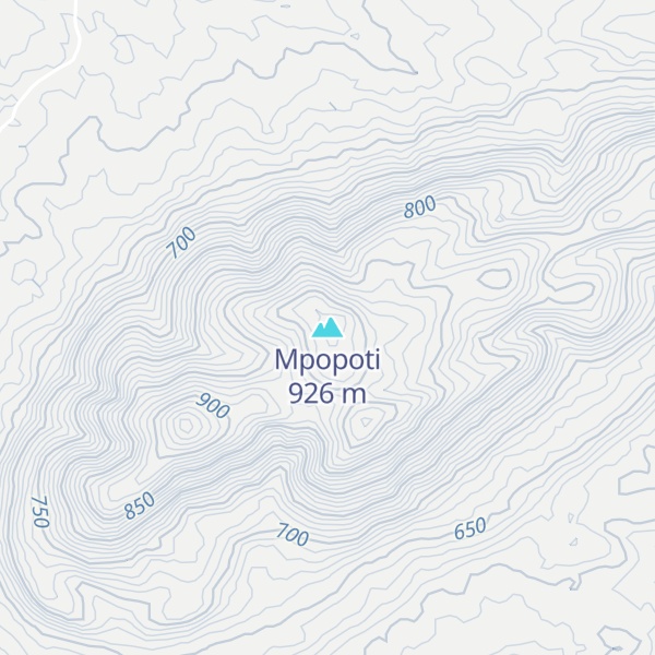 Map of Mpopoti
