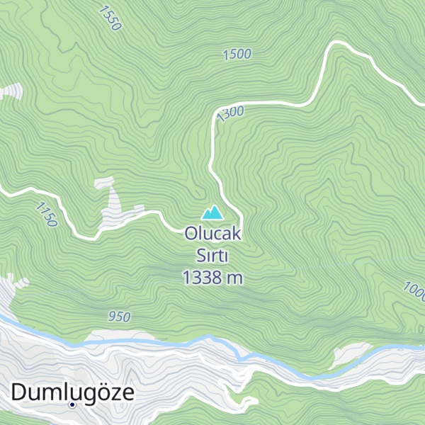 Map of Olucak Sırtı