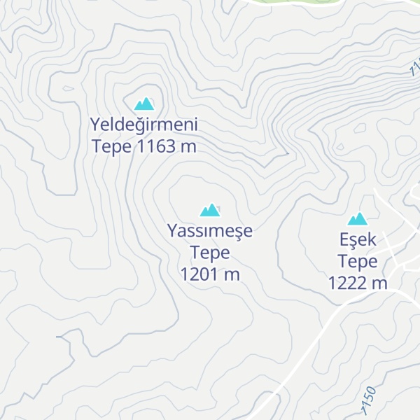 Map of Yassımeşe Tepe