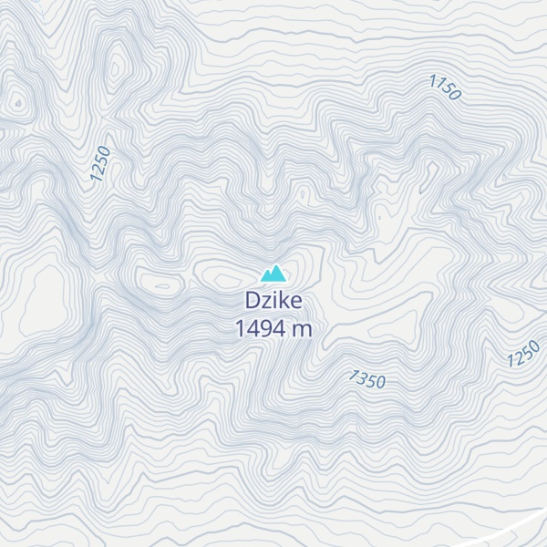 Map of Dzike