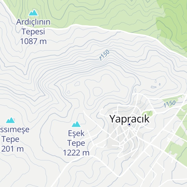 Map of Meşe Dağı