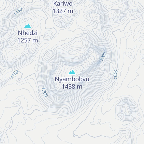 Map of Nyambobvu