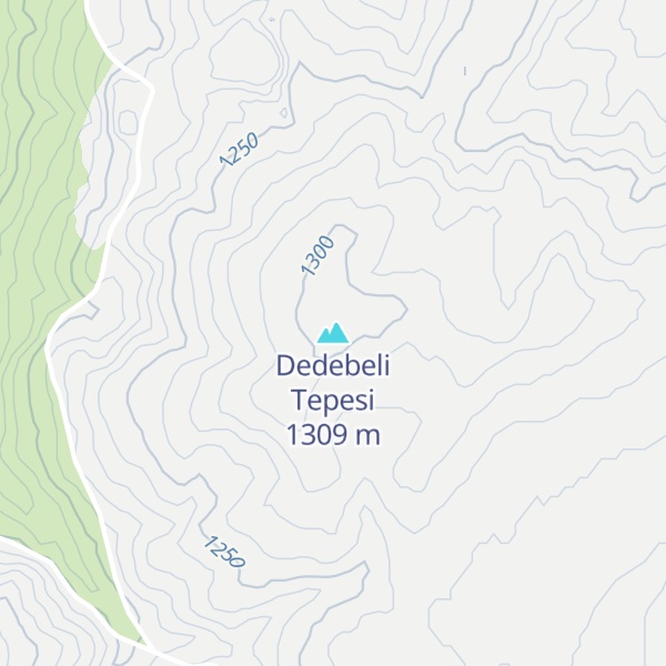 Map of Dedebeli Tepesi