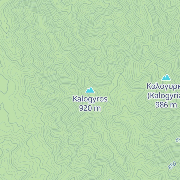 Map of Kalogyros