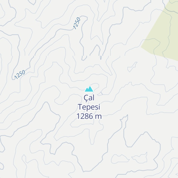 Map of Çal Tepesi