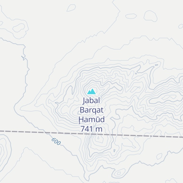 Map of Jabal Barqat Ḩamūd