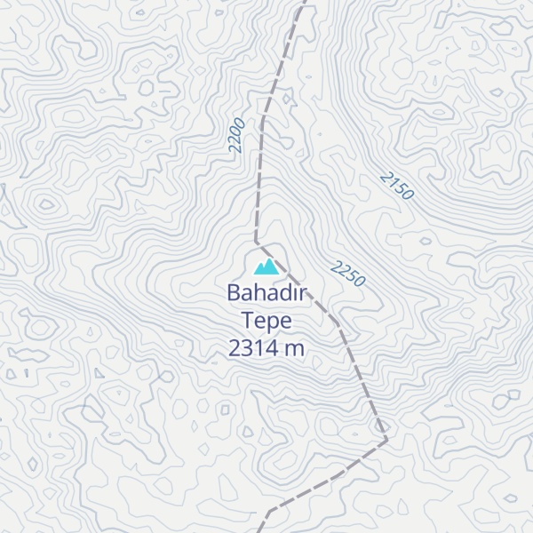 Map of Bahadır Tepe