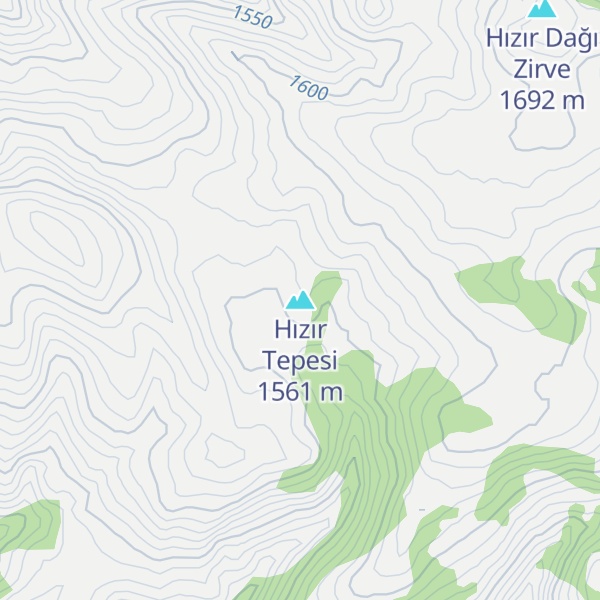 Map of Hızır Tepesi