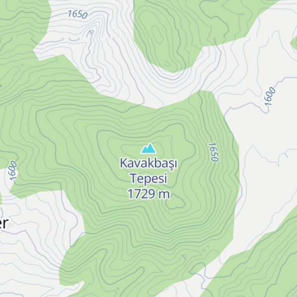 Map of Kavakbaşı Tepesi
