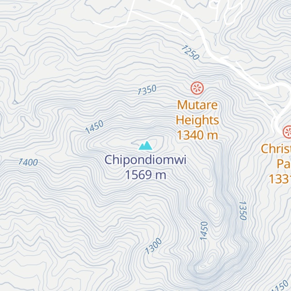 Map of Chipondiomwi
