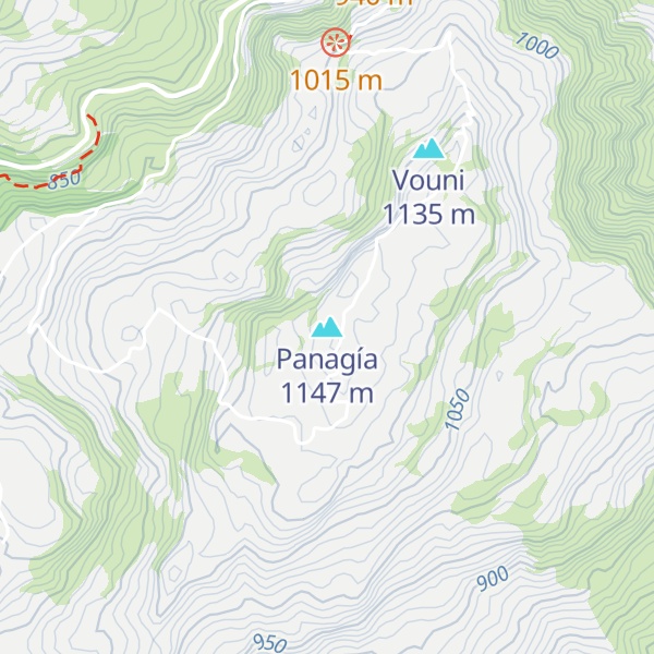 Map of Panagía
