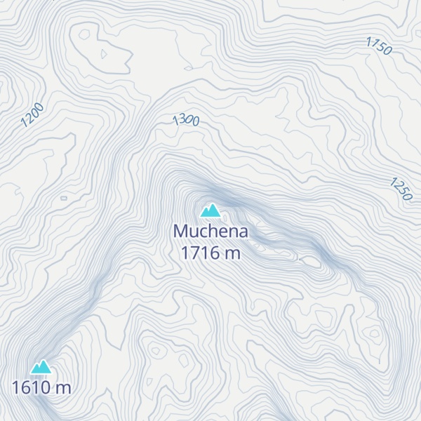 Map of Muchena