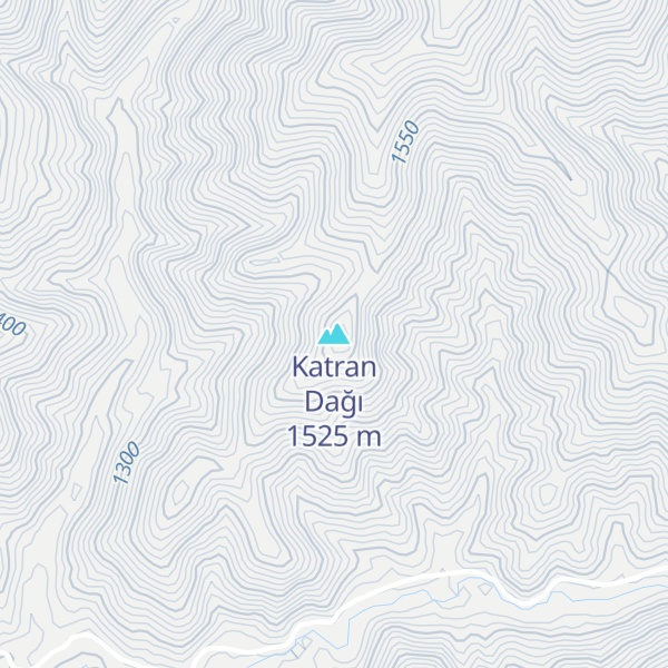 Map of Katran Dağı