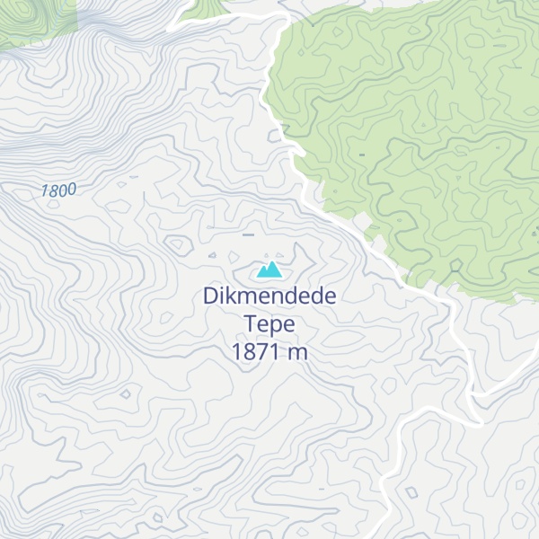 Map of Dikmendede Tepe