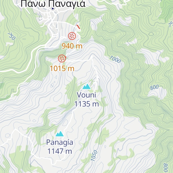 Map of Vouni