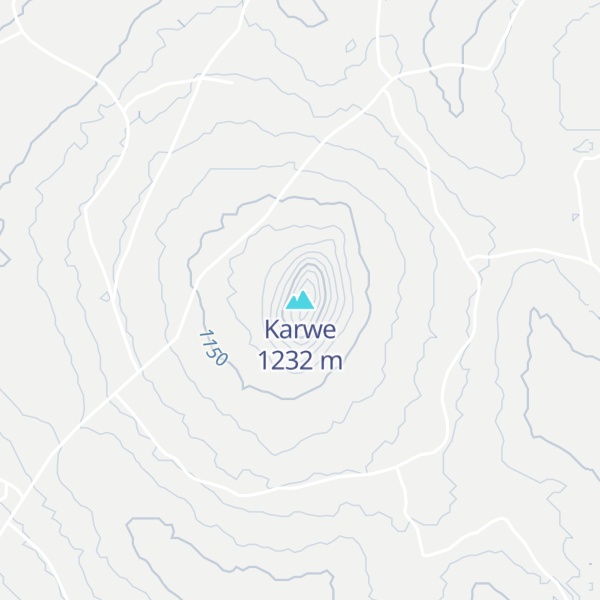 Map of Karwe