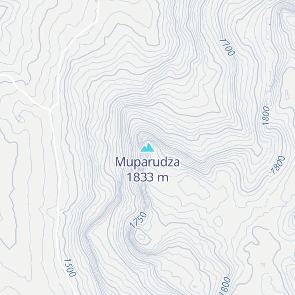 Map of Muparudza