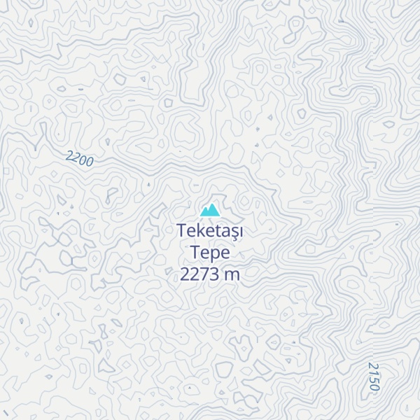 Map of Teketaşı Tepe