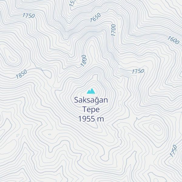 Map of Saksağan Tepe