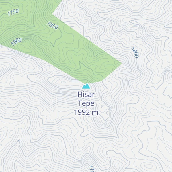 Map of Hisar Tepe