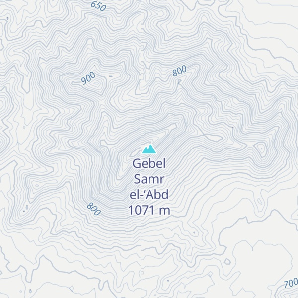 Map of Gebel Samr el-‘Abd