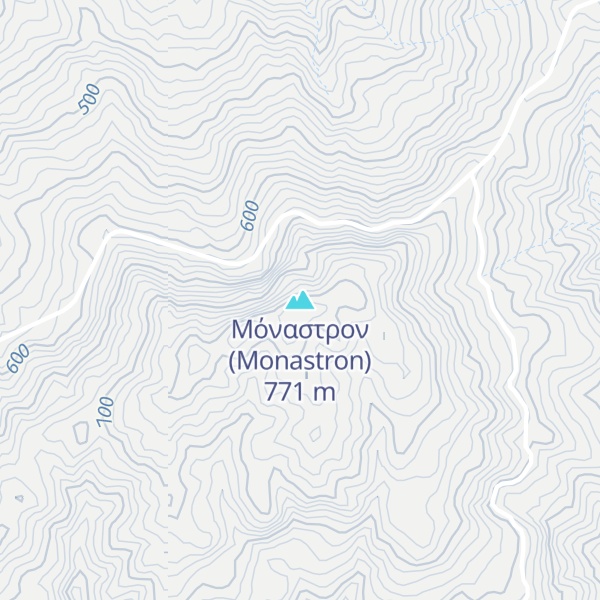 Map of Μόναστρον (Monastron)