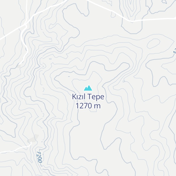 Map of Kızıl Tepe