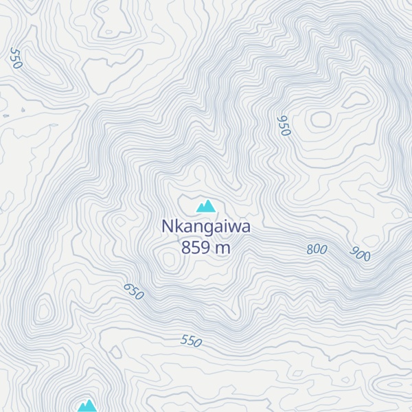 Map of Nkangaiwa