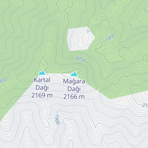 Map of Mağara Dağı