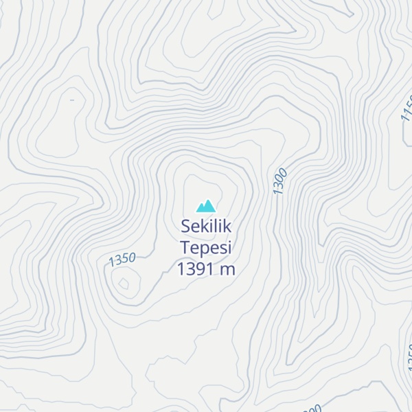 Map of Sekilik Tepesi