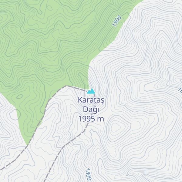 Map of Karataş Dağı