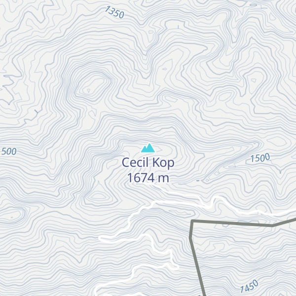 Map of Cecil Kop