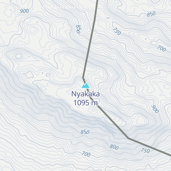 Map of Nyakaka