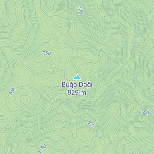 Map of Buğa Dağı