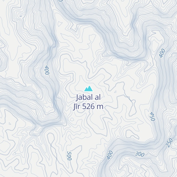 Map of Jabal al Jīr