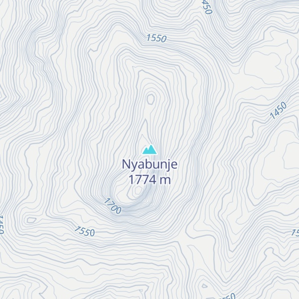 Map of Nyabunje