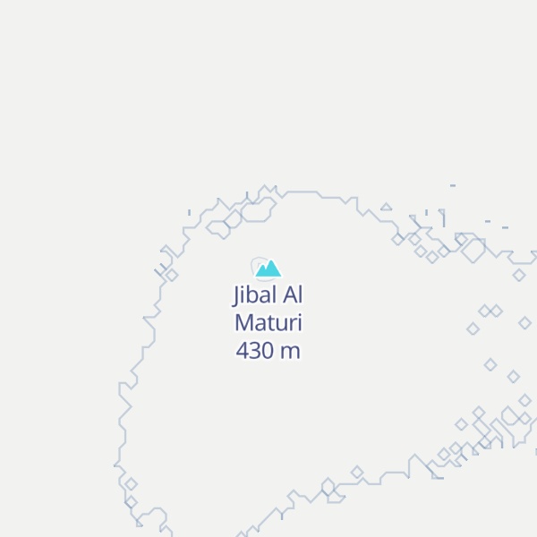 Map of Jibal Al Maturi