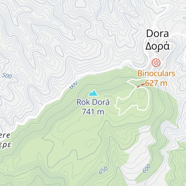 Map of Rok Dorá
