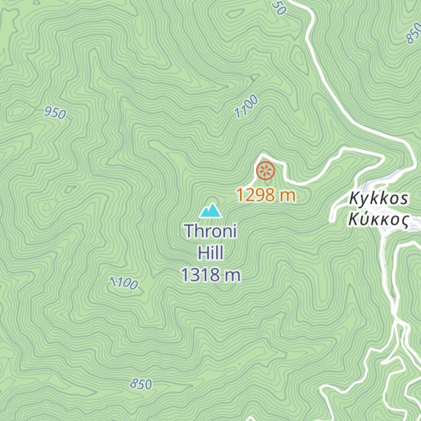Map of Throni Hill