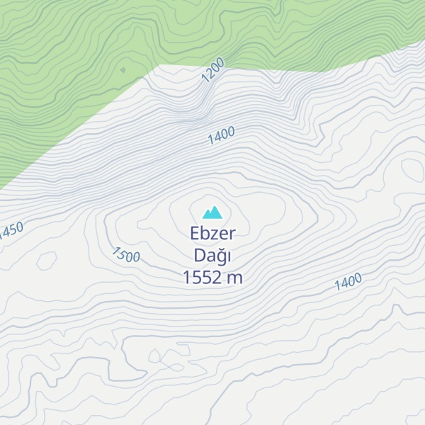 Map of Ebzer Dağı