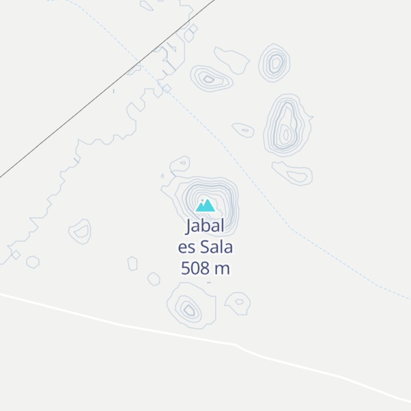 Map of Jabal es Sala
