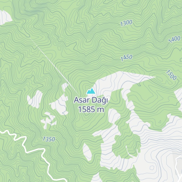 Map of Asar Dağı