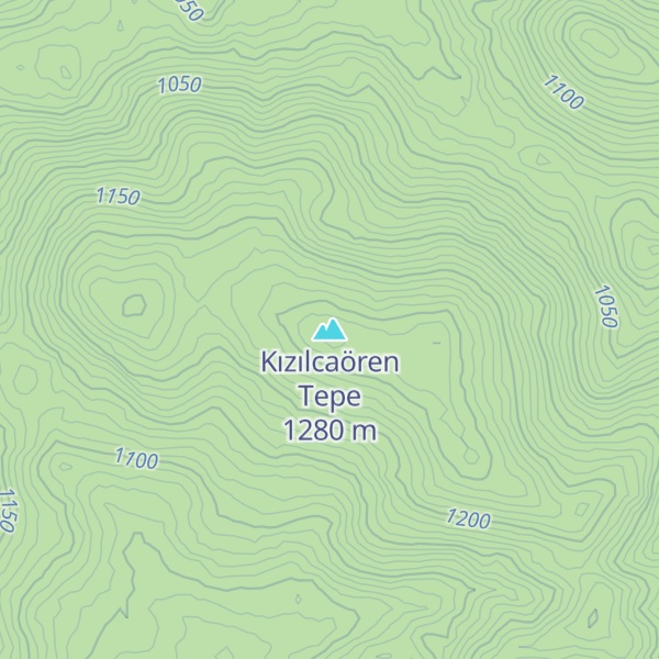 Map of Kızılcaören Tepe