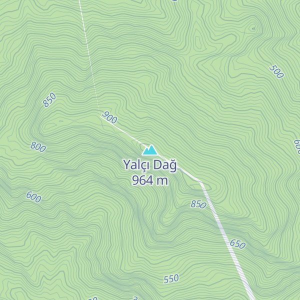 Map of Yalçı Dağ