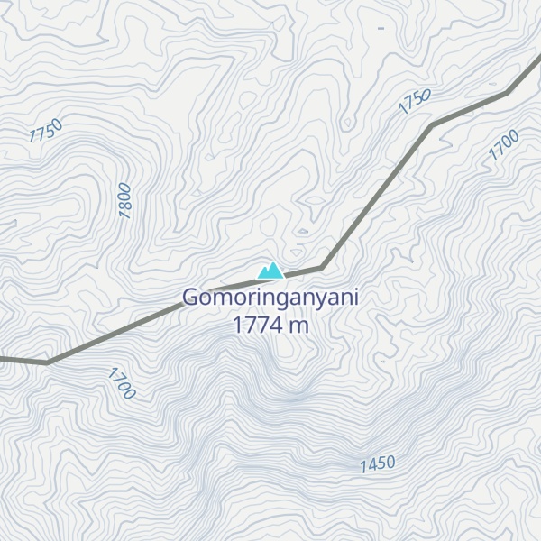 Map of Gomoringanyani