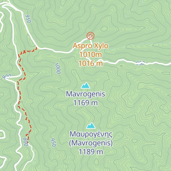 Map of Mavrogenis