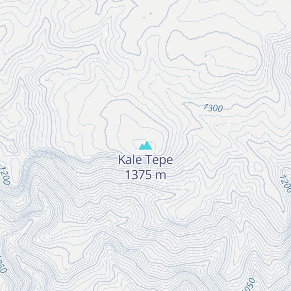 Map of Kale Tepe