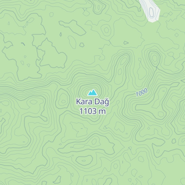 Map of Kara Dağ