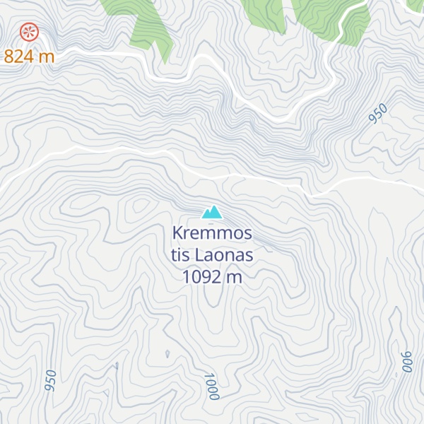 Map of Kremmos tis Laonas